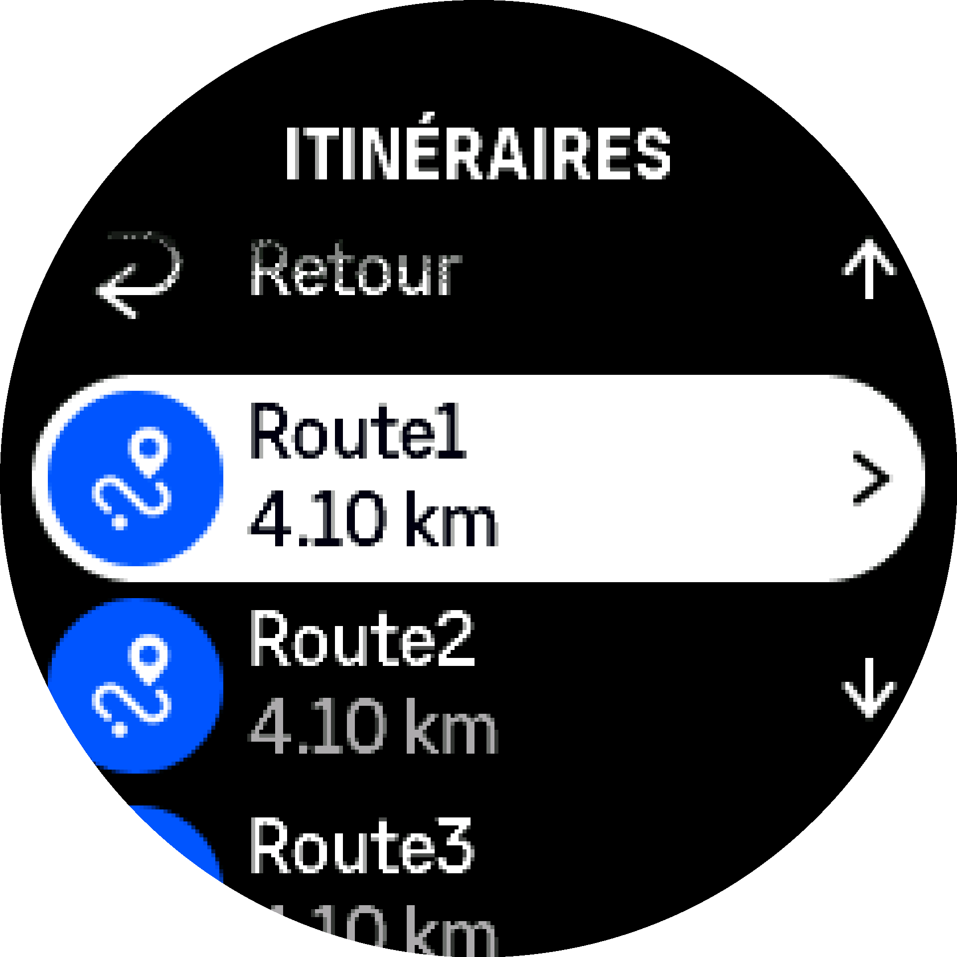 Routes list S9PP