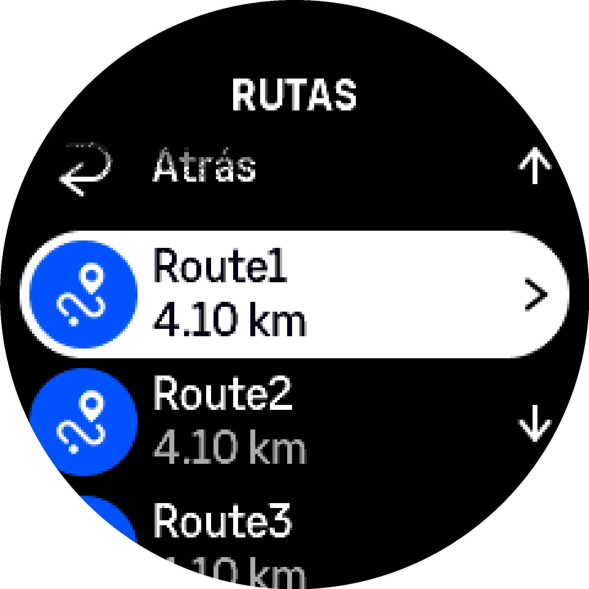 Lista de rutas S9PP