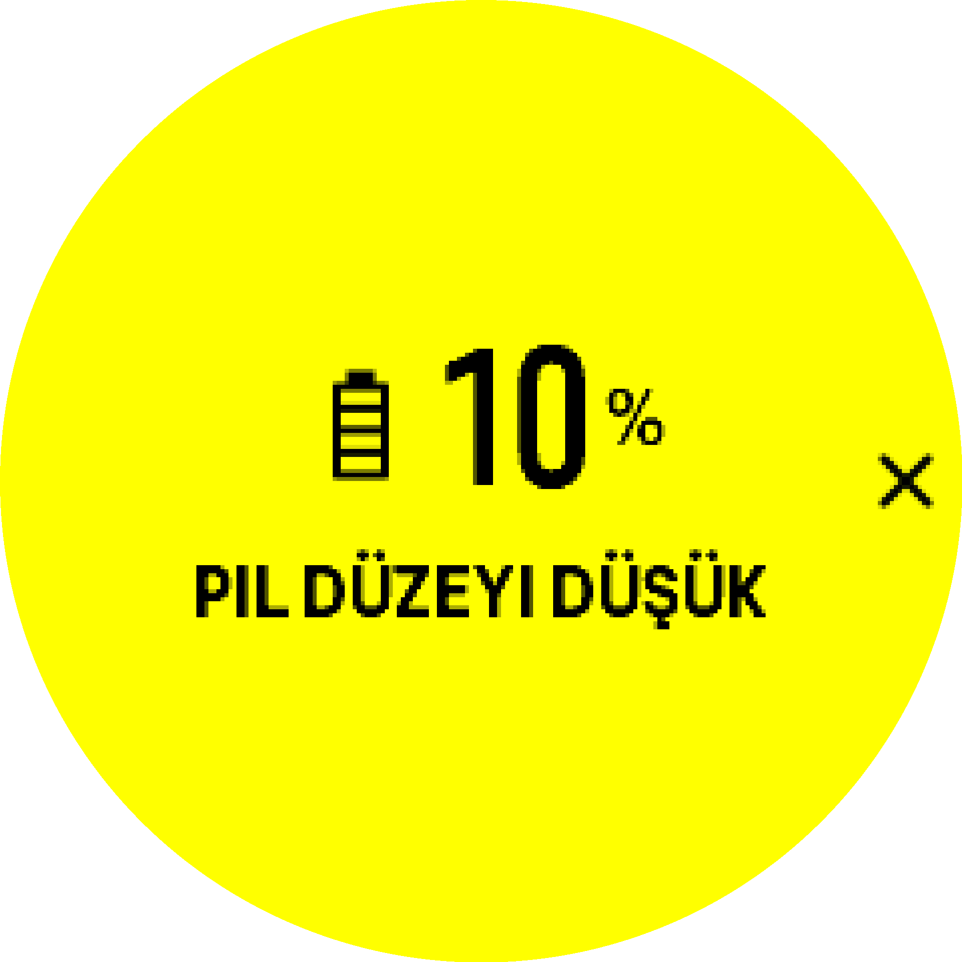 Pil Uyarısı S9PP