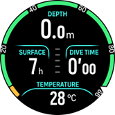 chronomètre de surface