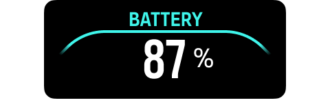 champ batterie de la fenêtre commutable