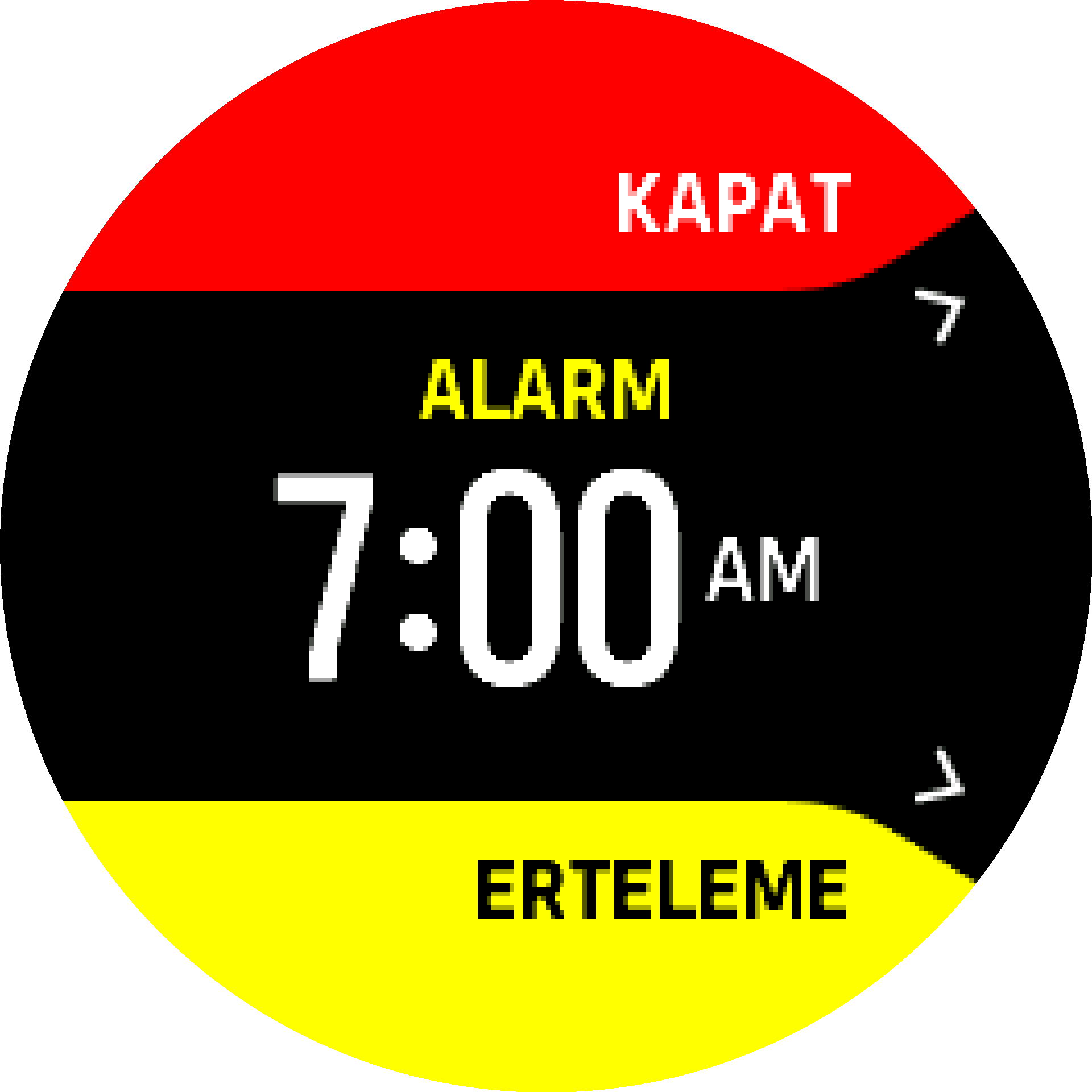 Alarm kapatma erteleme S9PP