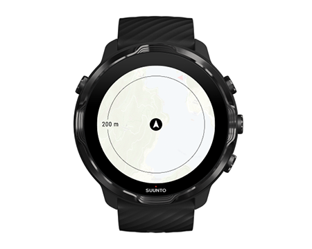 Suunto 7 Sports by Suunto Suunto kaarten