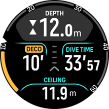 decompression dives deco window (dekompresné ponory okno dekompresie)