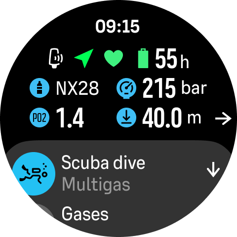 pre-immersione multigas