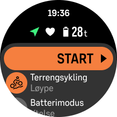 trening start løp