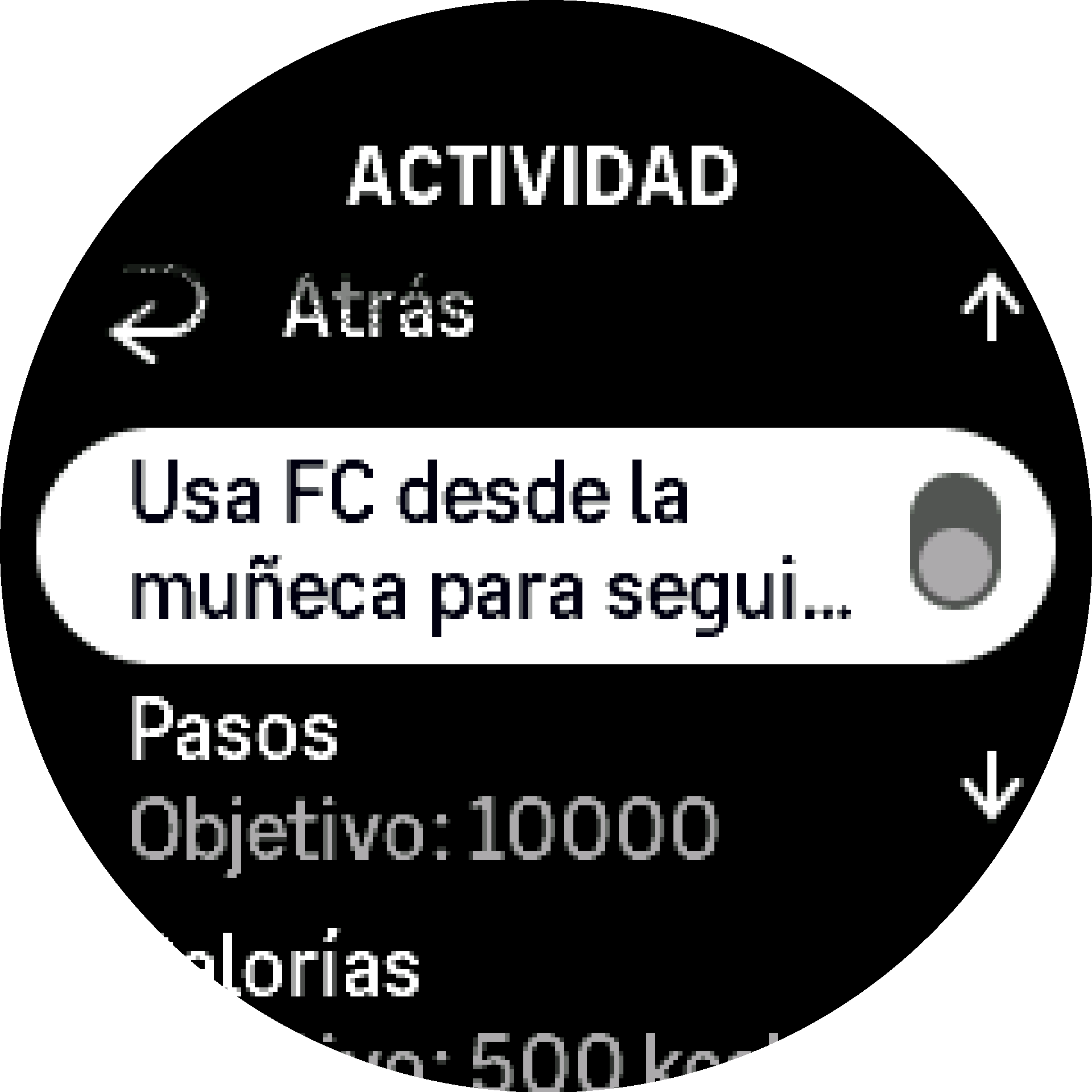 Activación de ajustes de FC