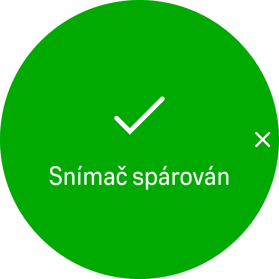 Snímač spárován S9PP