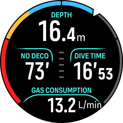 gas consumption screen