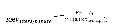 RMV formula