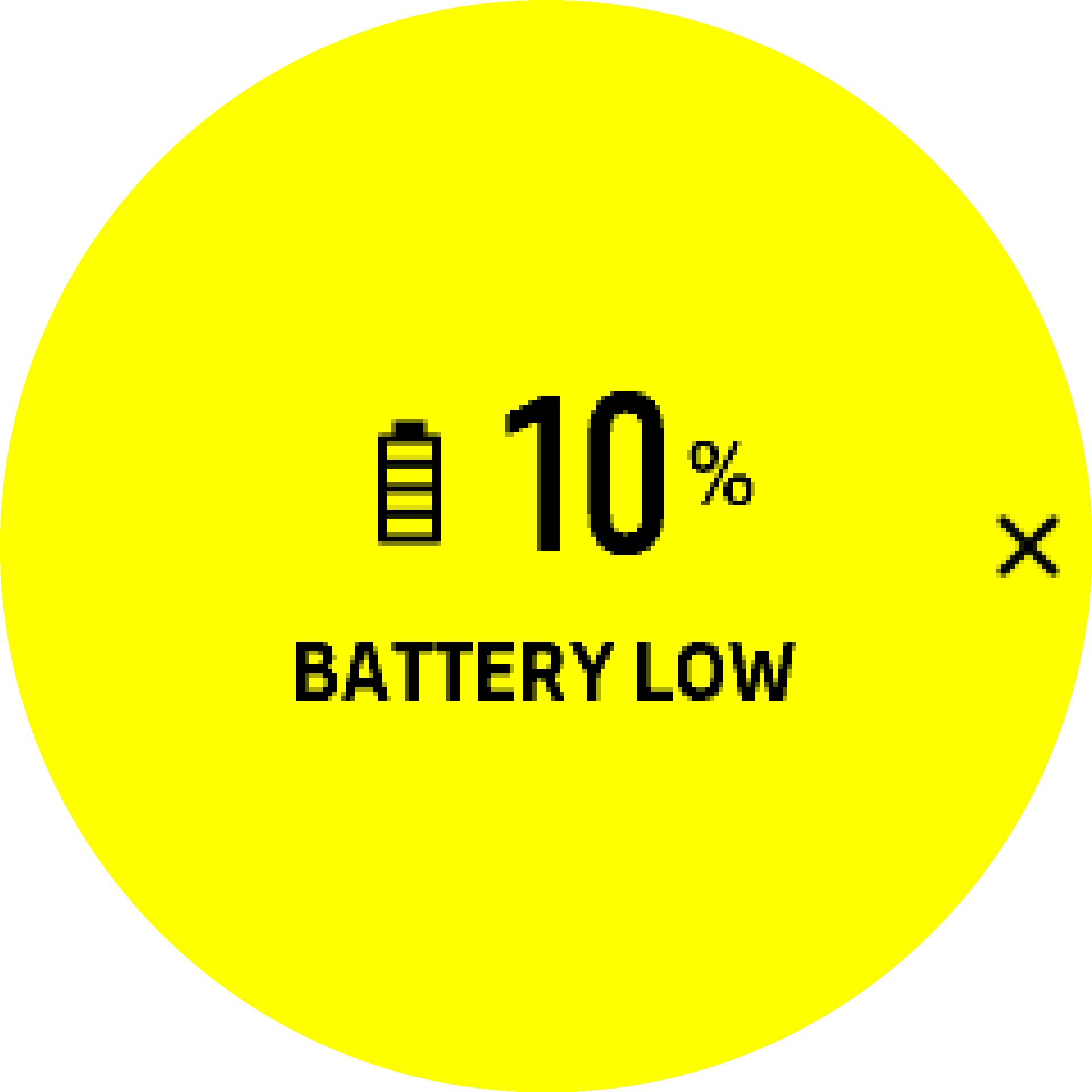 Battery Warning S9PP