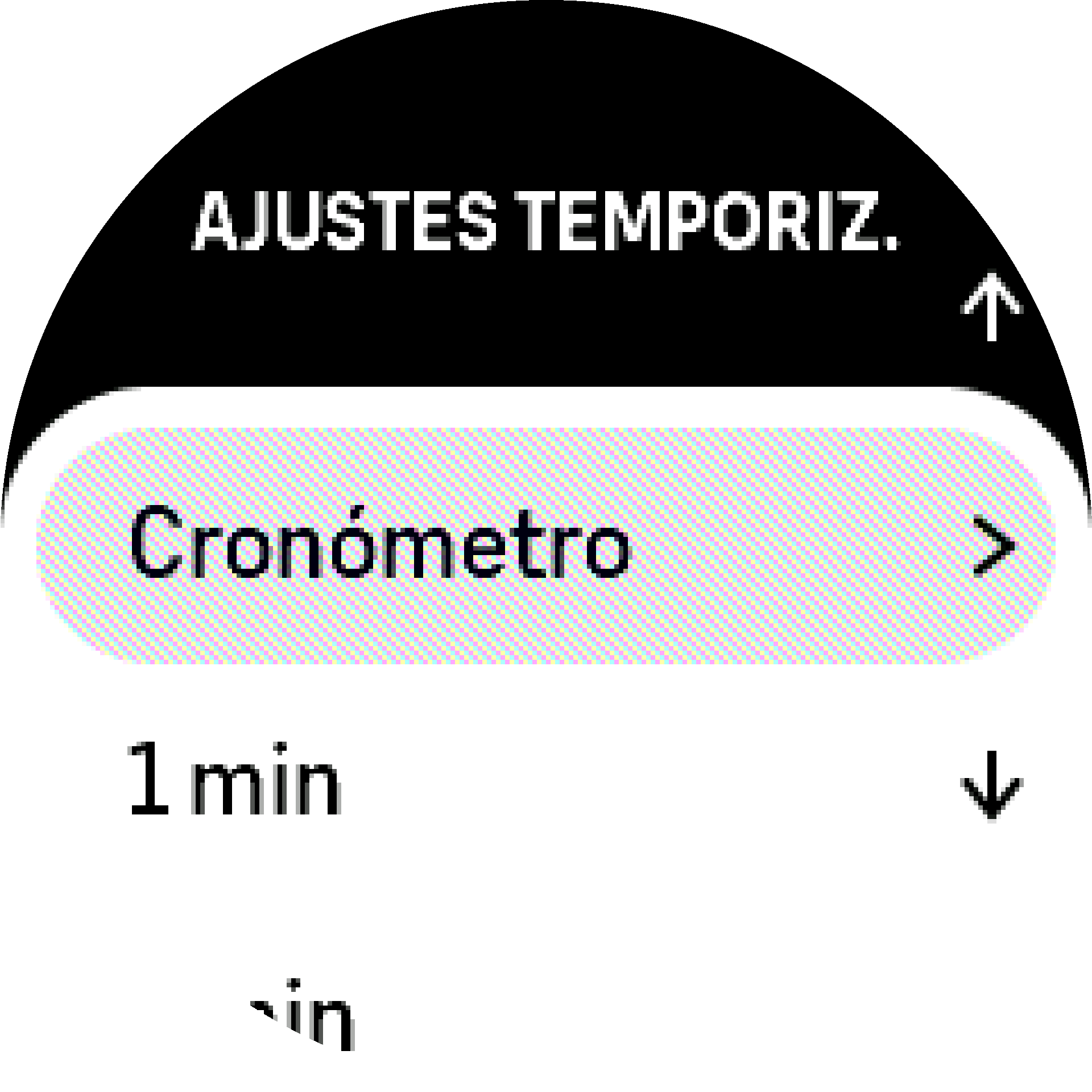 Opciones del widget de temporizador