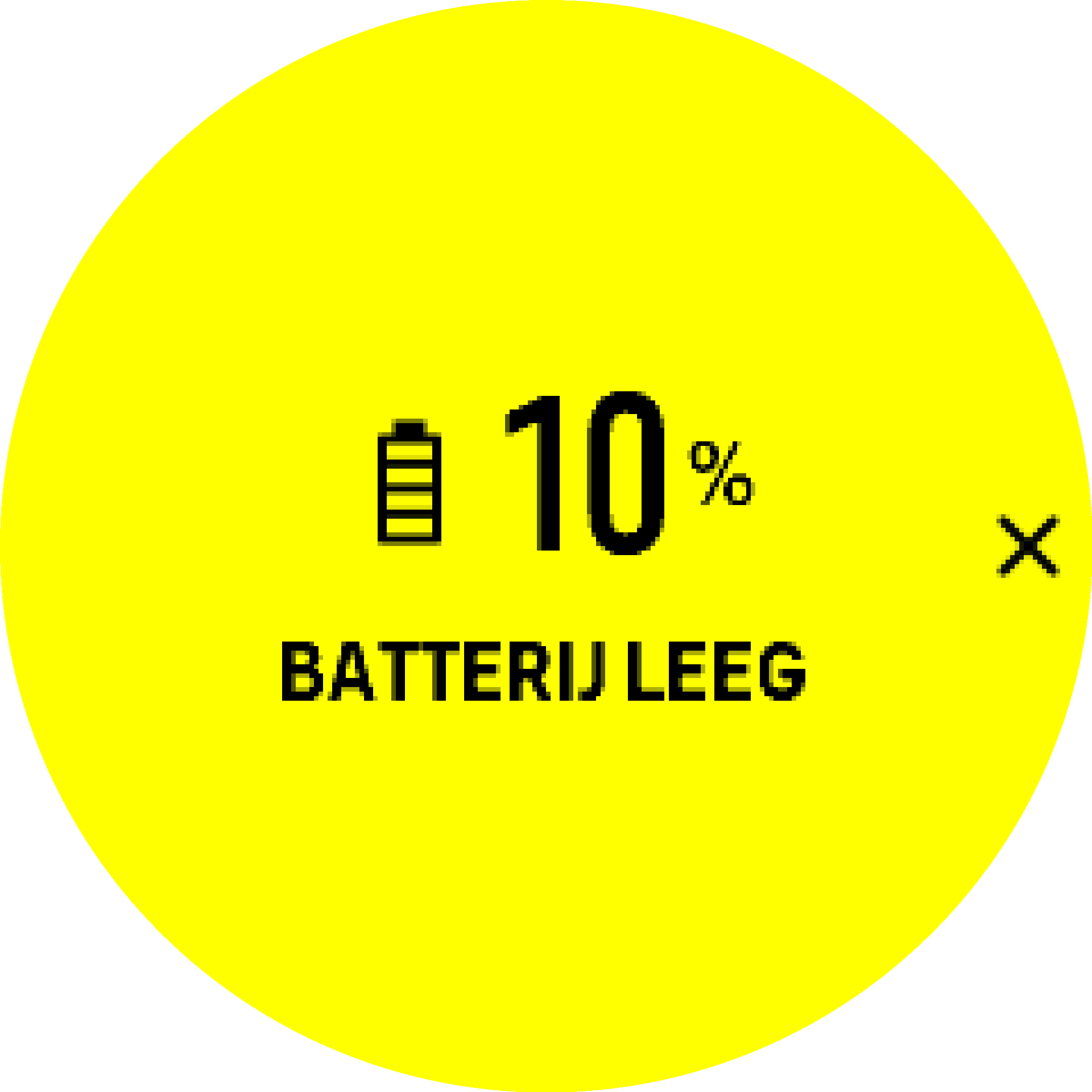 Battery Warning S9PP