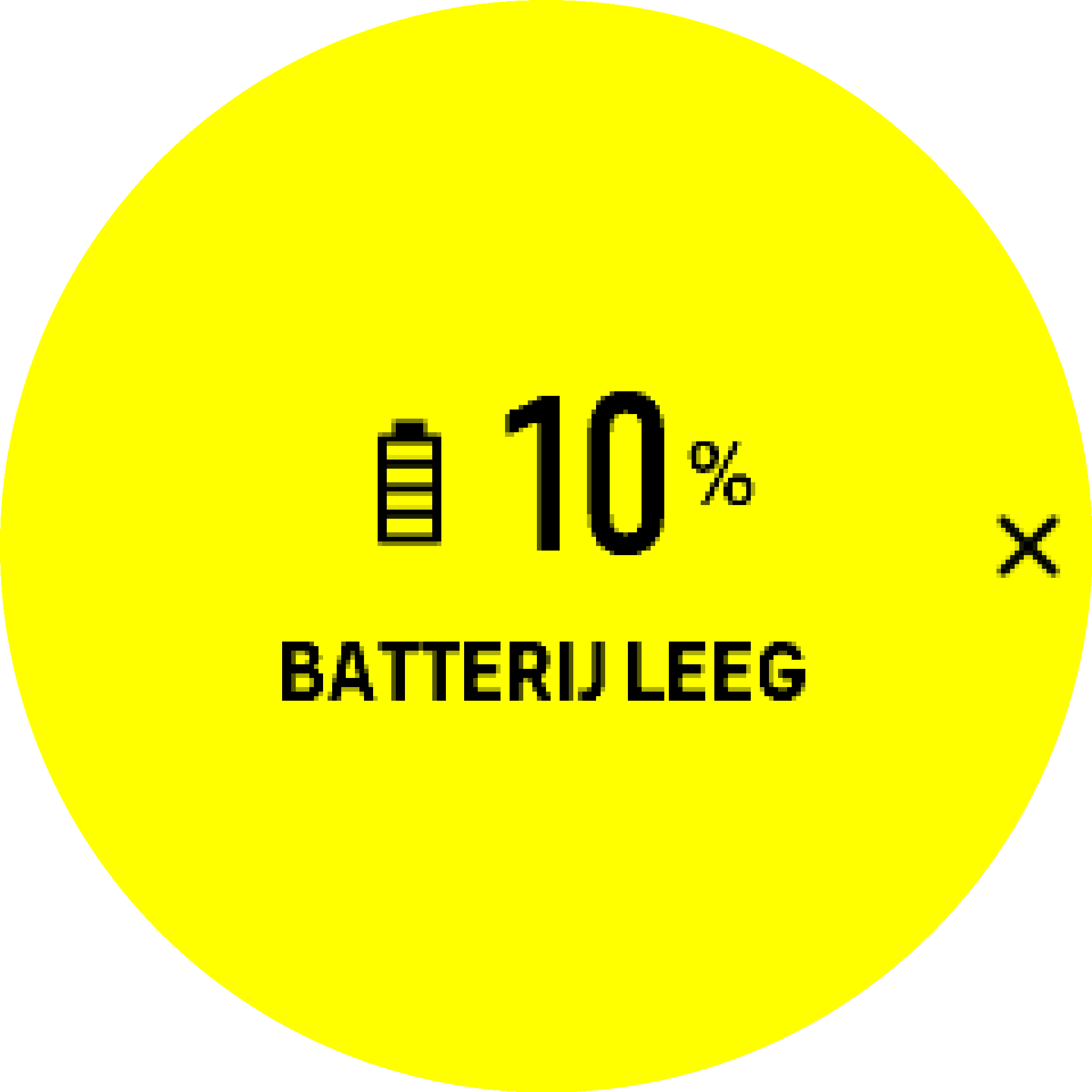 Battery Warning S9PP