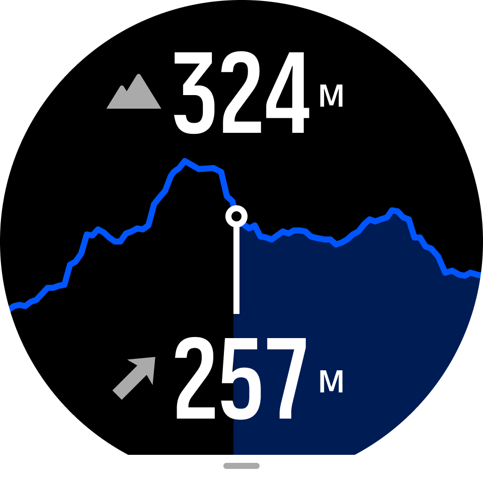 Suunto 9 Peak Pro - Навигация - Высотная навигация