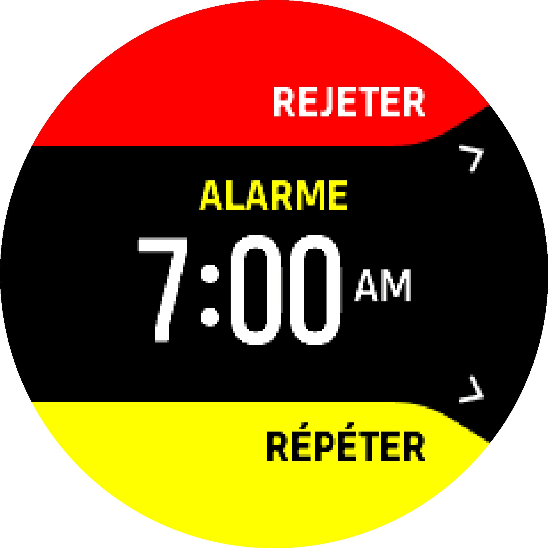 Alarm dismiss snooze S9PP