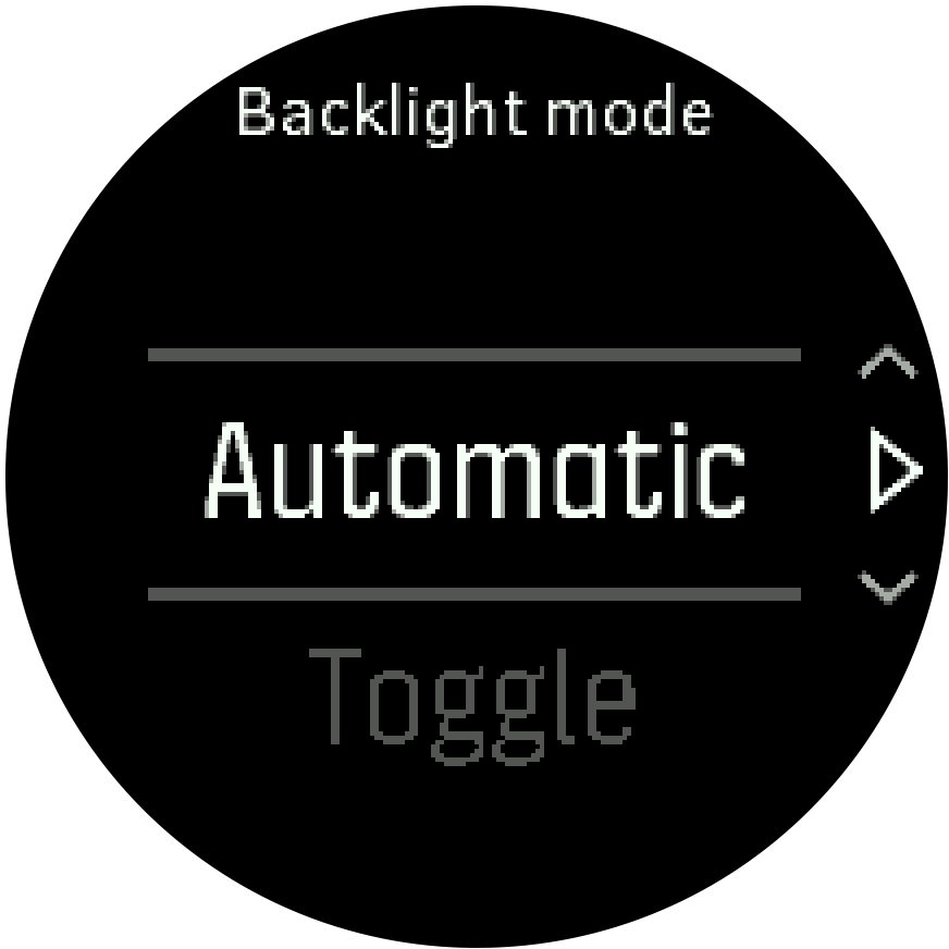 Backlight mode