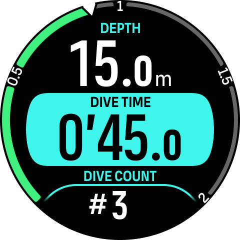 freedive screendivetime