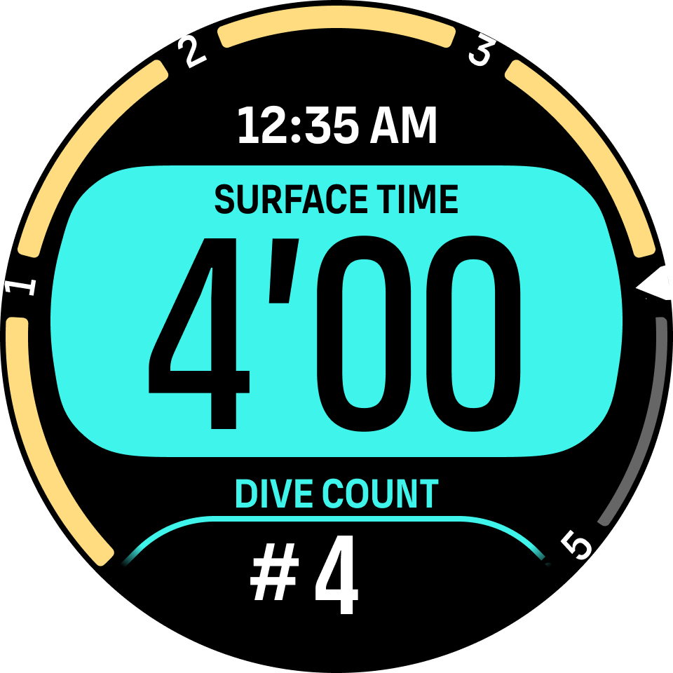 Freedive surfacealarm