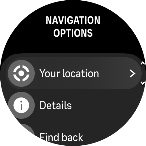 nav options Race