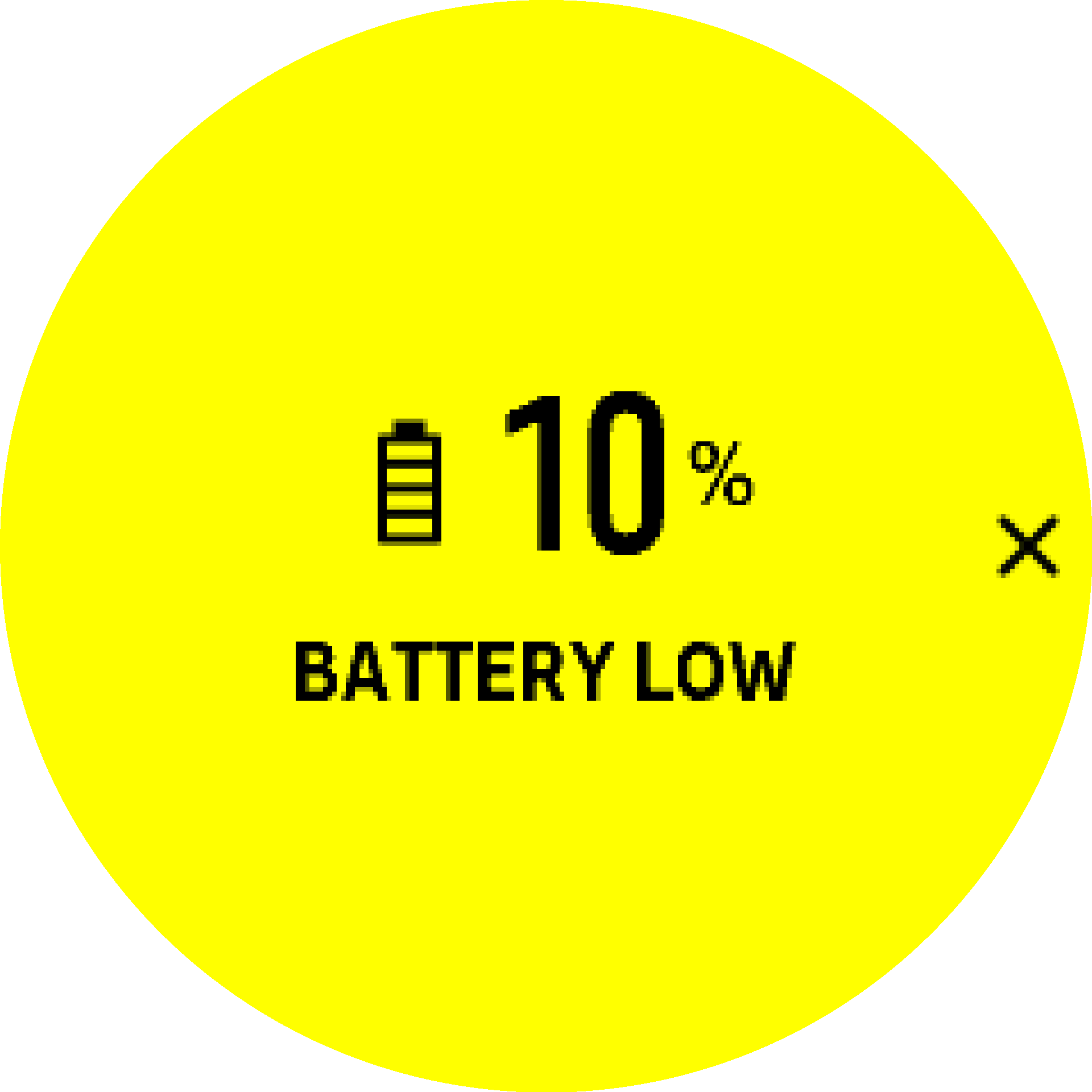 Battery Warning S9PP