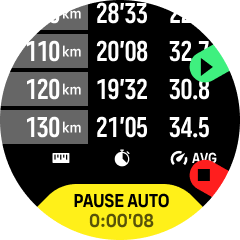 course en pause automatiquement