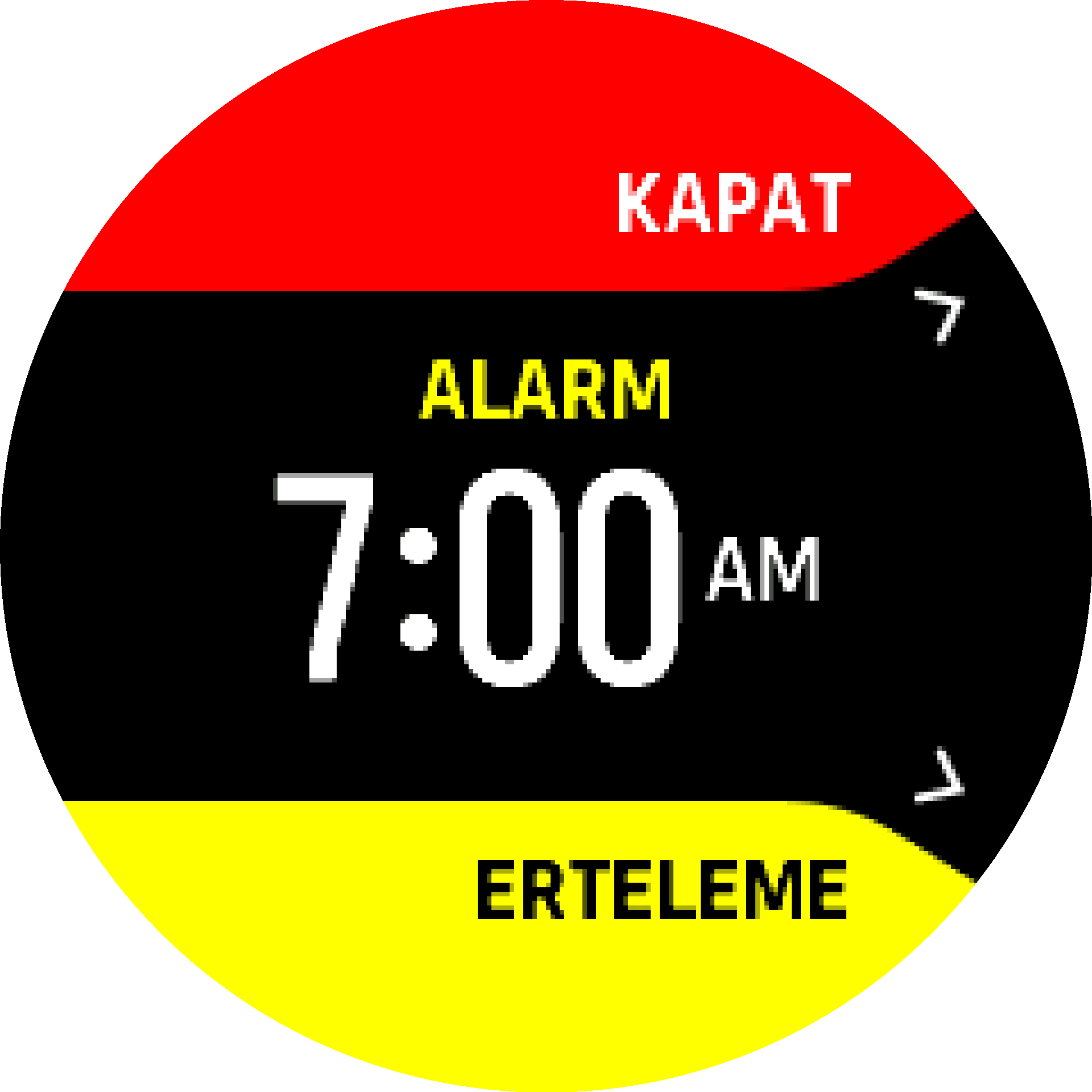 Alarm kapatma erteleme S9PP