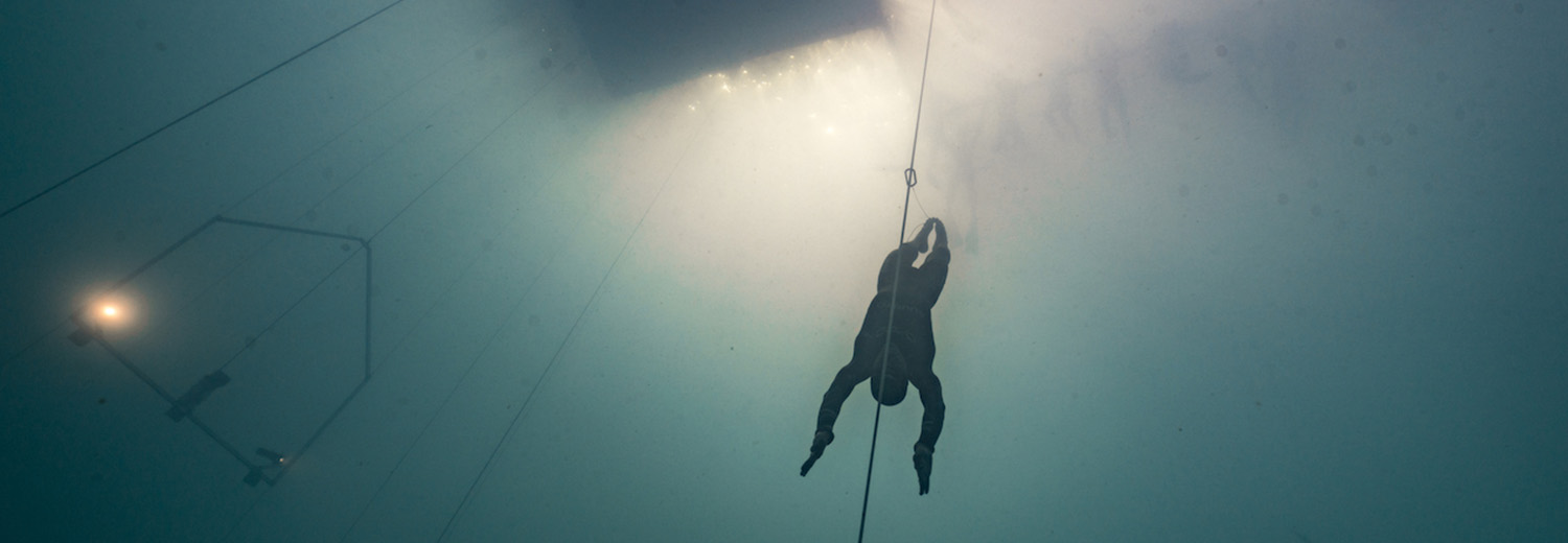 Watch This Underwater Drone Footage Of Will Trubridge Diving Deep