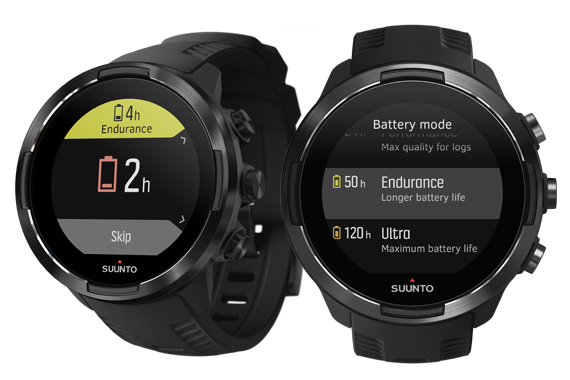 GPS watch with a long-lasting battery 