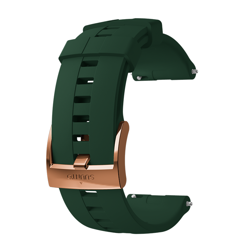 24mm silicone Suunto sports watch strap