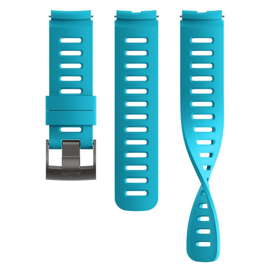 Suunto 22mm Dive 1 Silicone Strap Aqua Blue S M