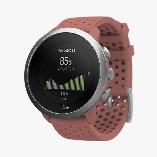 Suunto 3 Granite Red - compact sports watch for health and 