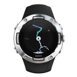 Suunto 5 Black Steel - Kompakte GPS-Sportuhr mit großartiger 