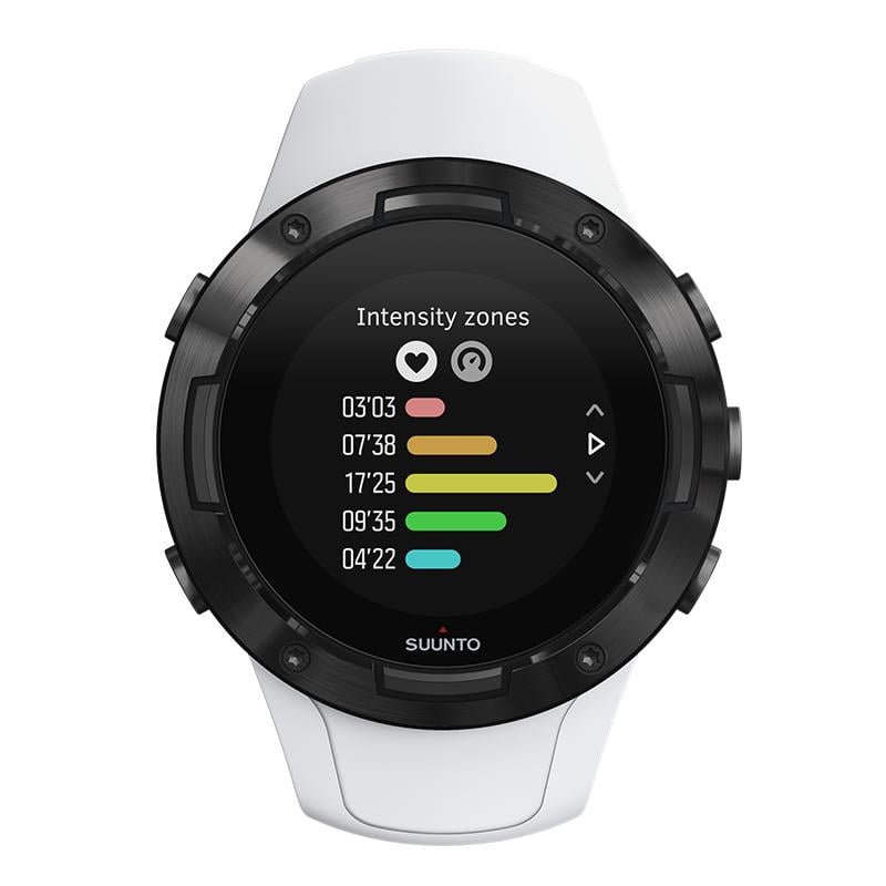 Suunto 5 White Black - 長時間バッテリー搭載のコンパクトGPSスポーツウォッチ