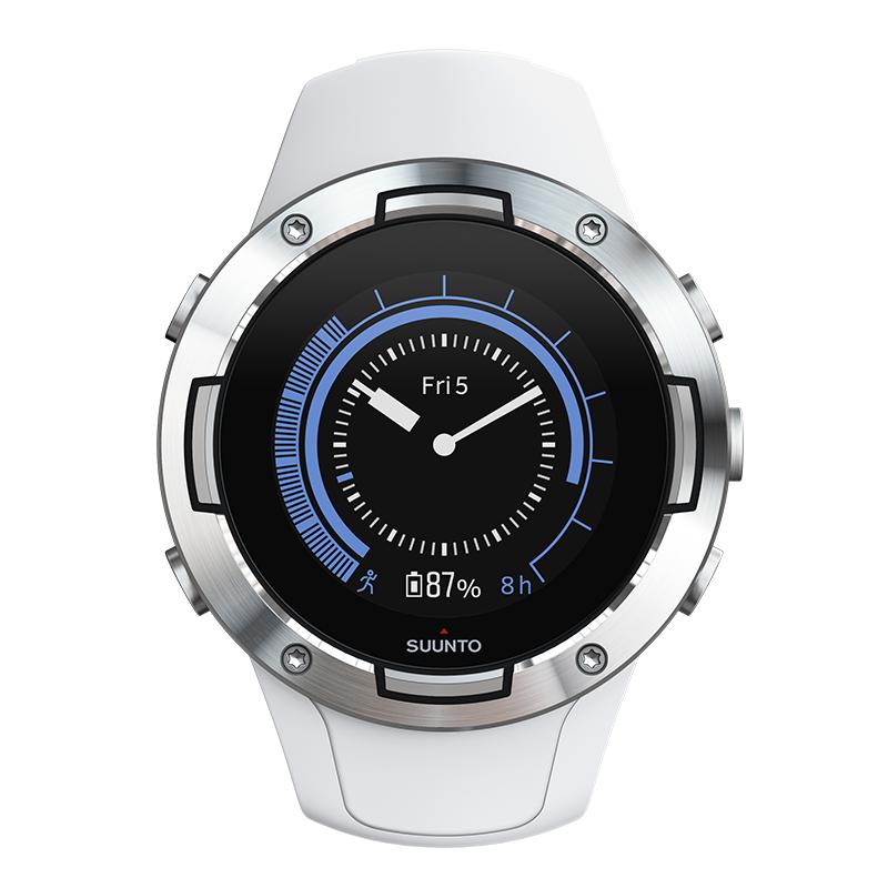 Suunto 5 White - Compact GPS sports watch with great battery life