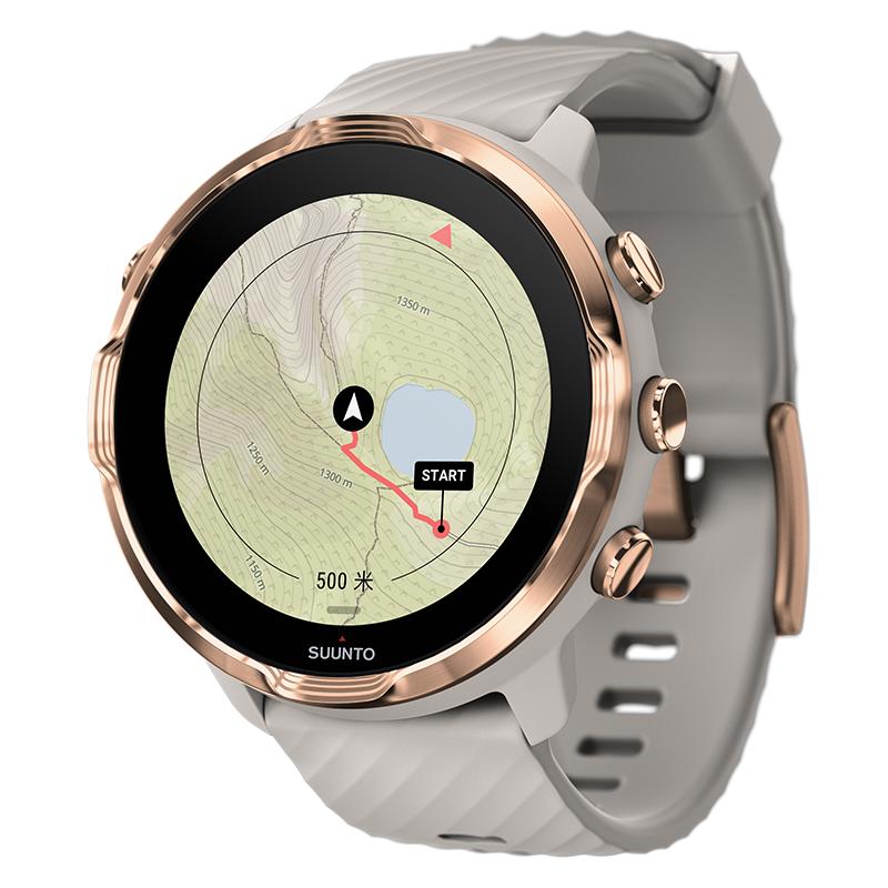 Suunto 7 Sandstone Rosegold - Versatile GPS sports watch and smart watch in  one