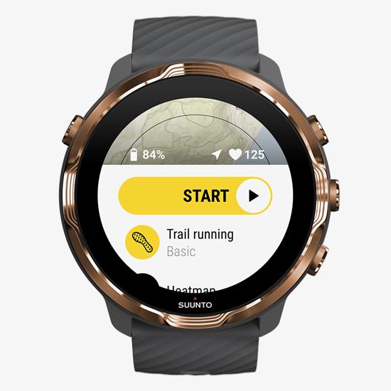 Suunto 7 Graphite Copper - Smartwatch with versatile sports experience