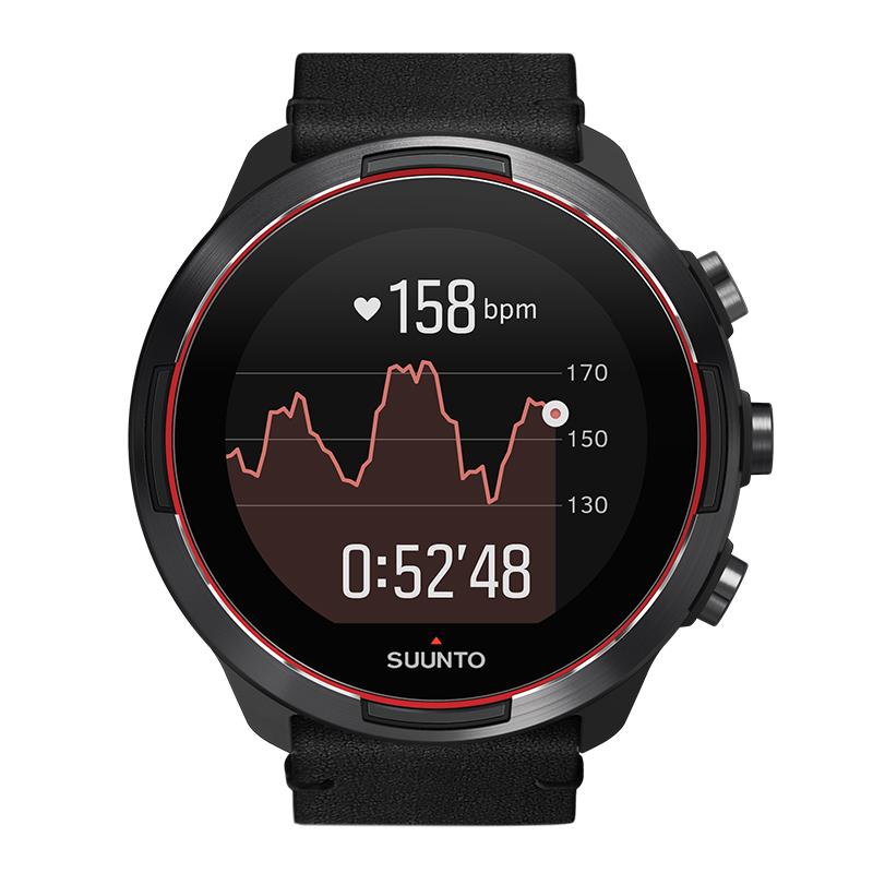 Suunto 9 Baro Titanium with Belt - GPS sports watch with a long battery life