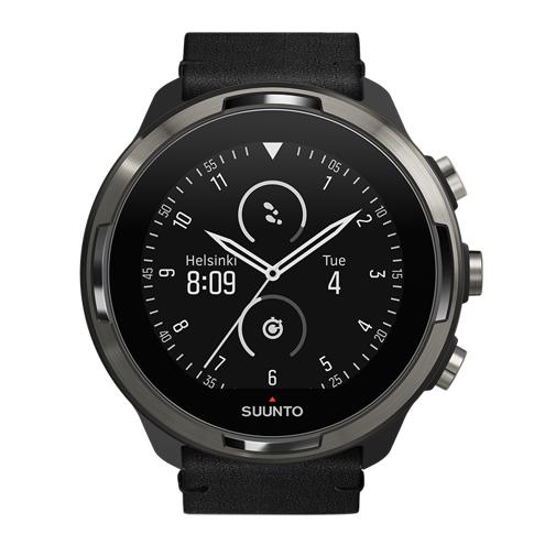 Refurbished Suunto 9 Baro Titanium Leather - GPS sports watch with