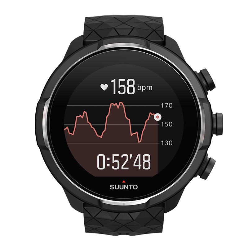  Suunto 9 Multisport GPS Watch with BARO and Wrist-Based Heart  Rate (White) : Clothing, Shoes & Jewelry