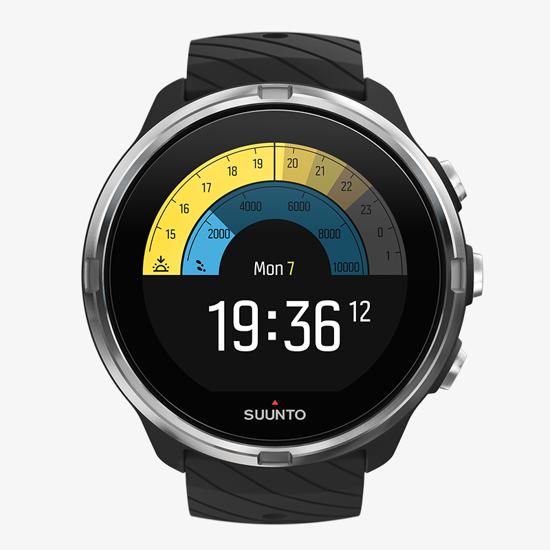 Suunto 9 Black - GPS sports watch with a long battery life