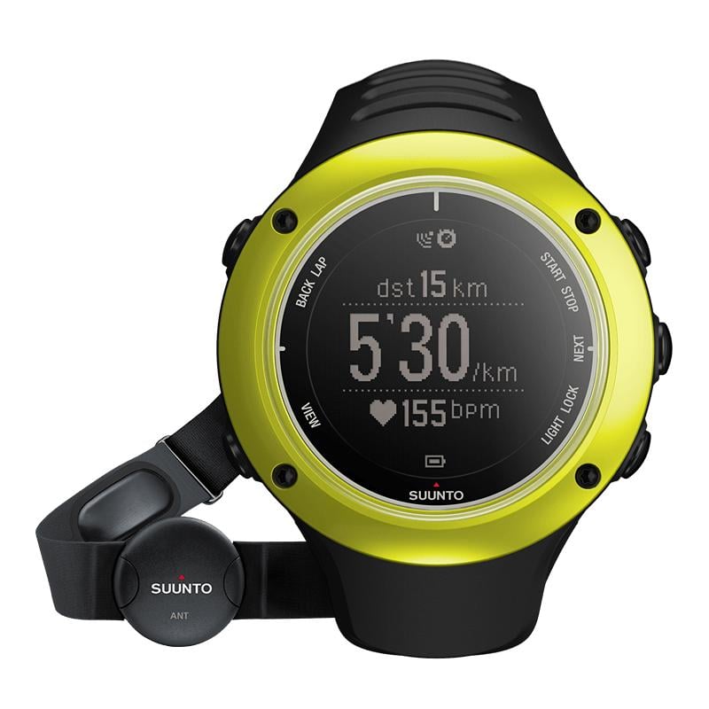 Suunto Ambit2 S Lime HR Integrated GPS watch with heart rate monitoring