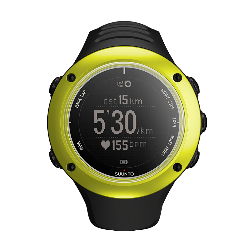 Suunto Ambit2 Lime - Integrated GPS watch with heart rate monitorin