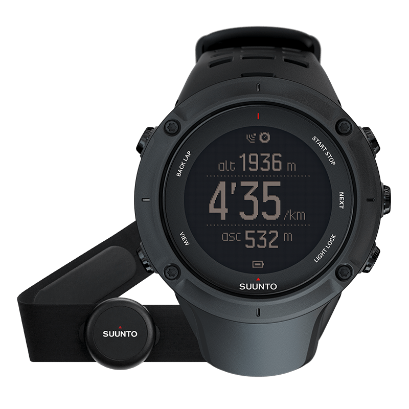 Suunto Ambit3 Peak Black (HR) - GPS watch for outdoor sports