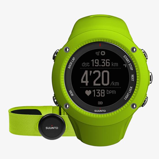 Suunto Ambit3 Run Lime (HR) - Smart GPS watch for running