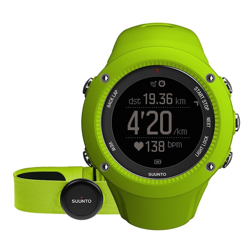 Suunto Ambit3 Run Lime (HR) - 本格的なランニング用GPSウォッチ