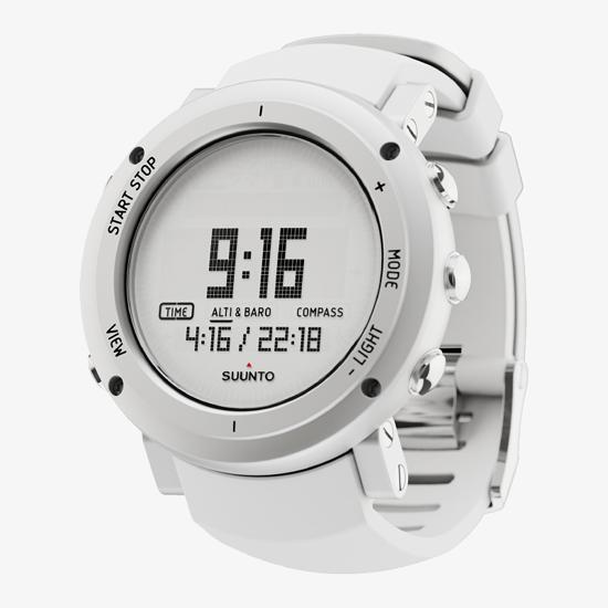 Suunto Core Alu Pure White - Outdoor watch with compass