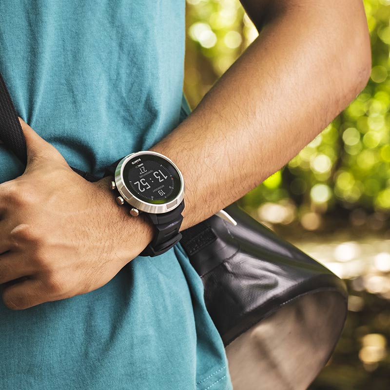 Suunto D5 Black dive computer with color screen and exchangeable straps