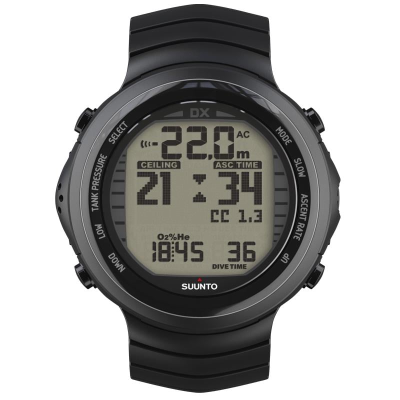 Suunto DX Black Titanium Ordenador de buceo compatible con rebreather