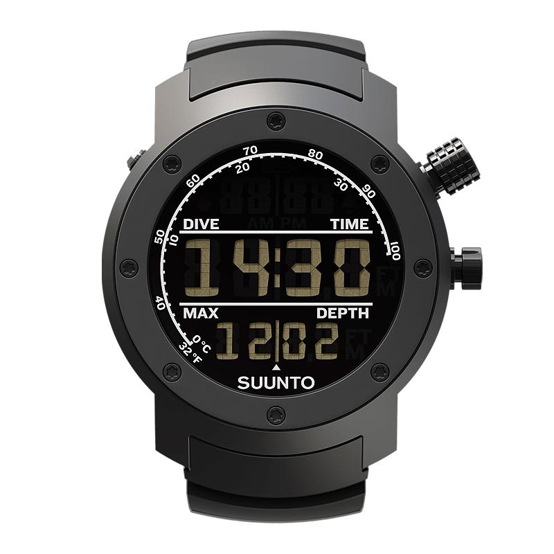 Suunto Elementum Aqua Black Rubber dark display Sports watch